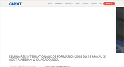 Desktop Screenshot of cimat-ci.net